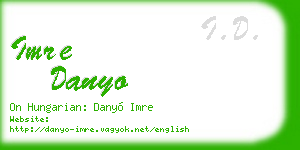 imre danyo business card